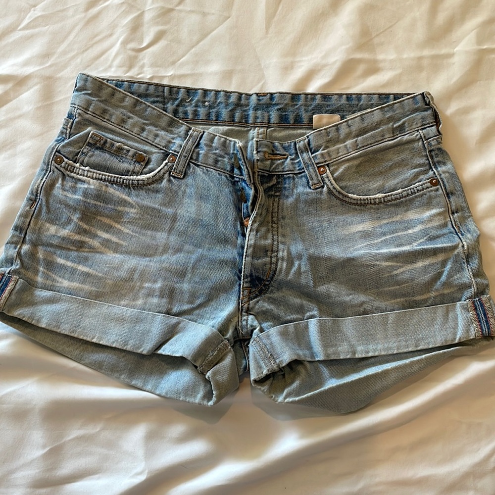 HM denim shorts